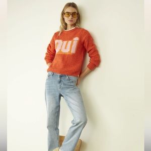 “Oui” Knit Sweater
